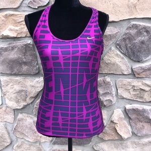 Nike purple tank top for exercise😍🏃🏽‍♀️